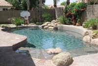 Modern small backyard ideas with swimming pool design 36