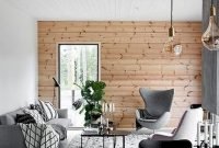 Comfy scandinavian living room design ideas 20
