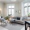 Comfy scandinavian living room design ideas 44