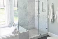 Cozy master bathroom bathtub remodel ideas 23