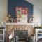 Creative rustic christmas fireplace mantel décor ideas 20