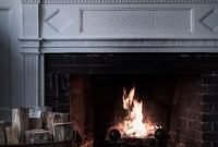 Creative rustic christmas fireplace mantel décor ideas 38