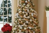 Easy christmas tree decor with lighting ideas 16