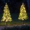 Easy christmas tree decor with lighting ideas 27