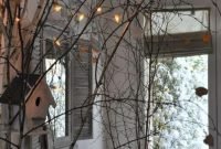Elegant christmas lights decor for backyard ideas 15