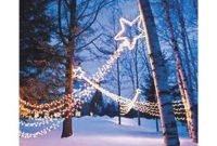 Elegant christmas lights decor for backyard ideas 18