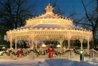 Elegant christmas lights decor for backyard ideas 21