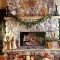 Fabulous rock stone fireplaces ideas for christmas décor 06