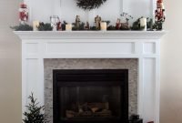 Fabulous rock stone fireplaces ideas for christmas décor 07