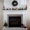 Fabulous rock stone fireplaces ideas for christmas décor 07
