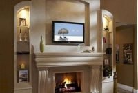 Fabulous rock stone fireplaces ideas for christmas décor 19