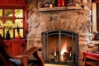 Fabulous rock stone fireplaces ideas for christmas décor 24
