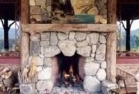 Fabulous rock stone fireplaces ideas for christmas décor 30