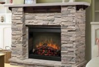 Fabulous rock stone fireplaces ideas for christmas décor 38