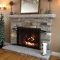 Gorgoeus rustic stone fireplace with christmas décor 27