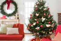 Minimalist christmas tree ideas for living room décor 05