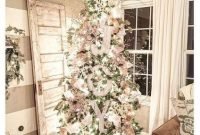 Minimalist christmas tree ideas for living room décor 24