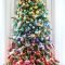 Minimalist christmas tree ideas for living room décor 33