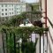 Popular apartment balcony for christmas décor ideas 09