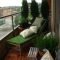 Popular apartment balcony for christmas décor ideas 20