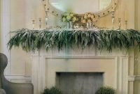 Stunning fireplace mantel decor for christmas ideas 01