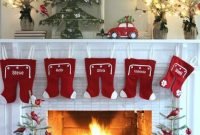 Stunning fireplace mantel decor for christmas ideas 02