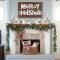 Stunning fireplace mantel decor for christmas ideas 05