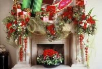 Stunning fireplace mantel decor for christmas ideas 19