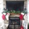 Stunning fireplace mantel decor for christmas ideas 33