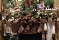 Stunning fireplace mantel decor for christmas ideas 34