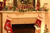 Stunning fireplace mantel decor for christmas ideas 36