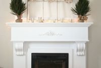 Stunning fireplace mantel decor for christmas ideas 43