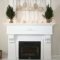 Stunning fireplace mantel decor for christmas ideas 43