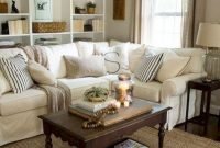 Stylish french country living room design ideas 06