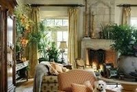 Stylish french country living room design ideas 07