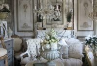 Stylish french country living room design ideas 36