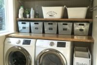 Best small laundry room design ideas10