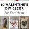 Elegant diy home décor ideas for valentines day07