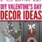 Elegant diy home décor ideas for valentines day19