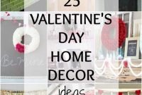 Elegant diy home décor ideas for valentines day30