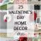 Elegant diy home décor ideas for valentines day30