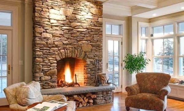 Fabulous vintage fireplace design ideas41