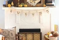 Incredible halloween fireplace mantel design ideas02