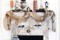 Incredible halloween fireplace mantel design ideas05