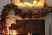 Incredible halloween fireplace mantel design ideas12