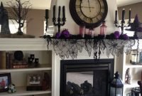 Incredible halloween fireplace mantel design ideas13