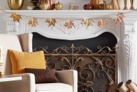 Incredible halloween fireplace mantel design ideas16