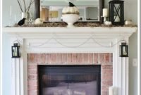 Incredible halloween fireplace mantel design ideas18