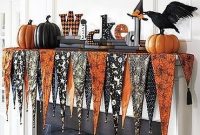 Incredible halloween fireplace mantel design ideas22