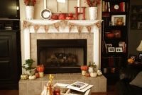 Incredible halloween fireplace mantel design ideas26